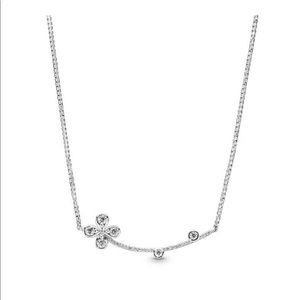 Pandora Flower Necklace & Earring Set